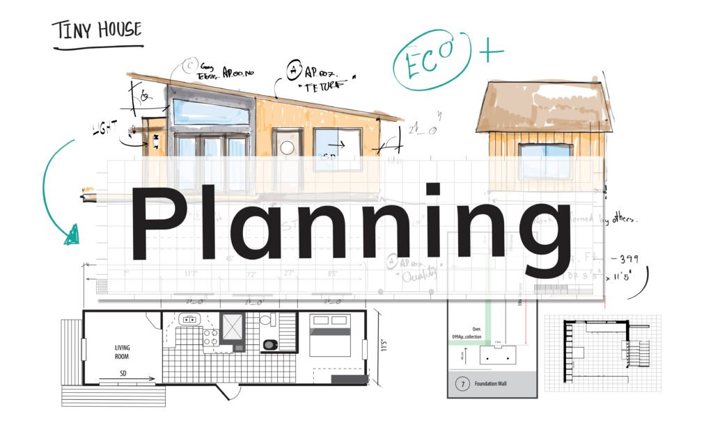 2D floor plan layout showing room dimensions, walls, and circulation areas