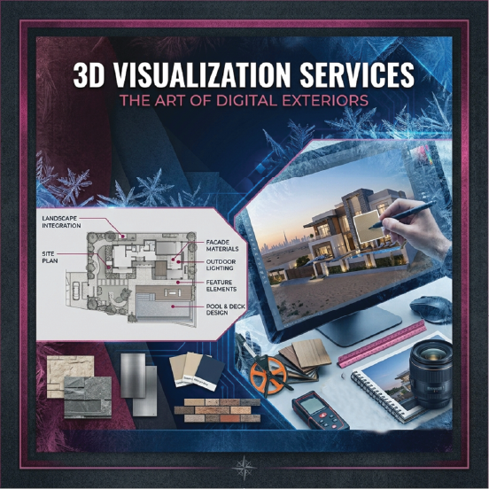 3d visualization services freelance architect