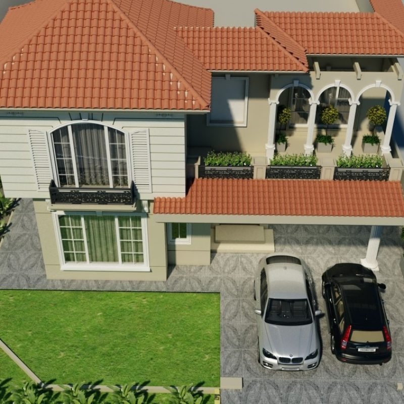 Exterior design with professional planning and optional online service